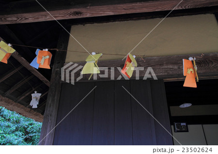 長野県史跡 釜井庵の七夕飾り 長野県史跡 釜井庵の七夕飾り 23502624