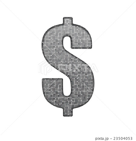 Dollar sign in the form of silver sequins. Eps 10. Dollar sign in the form of silver sequins. Eps 10. 23504053
