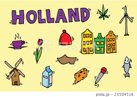 Holland icons set 23504516