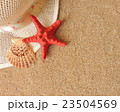 Summer time vacation composition sand background design template. 23504569