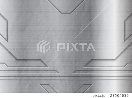 Tech grunge metallic background 23504656
