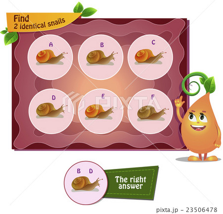 find 2 identical snails 23506478