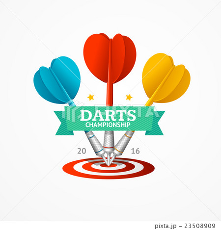 Darts Sign. Vector 23508909