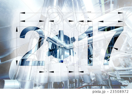 2017 year text calendar blueprint drawing 2017 year text calendar blueprint drawing 23508972