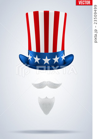 Uncle Sam hat. Vector Illustration. 23509499