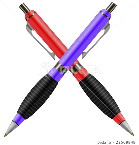 Set of Colorful Pens Isolated Set of Colorful Pens Isolated 23509949