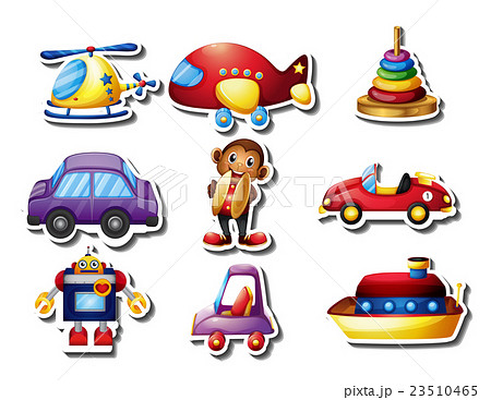 Sticker set of many toys 23510465