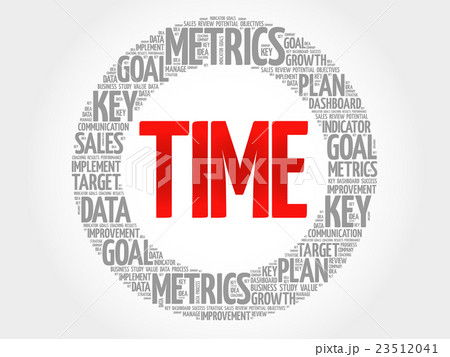Time circle word cloud Time circle word cloud 23512041