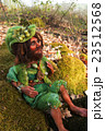 fairy doll handmade figure sitting on stone in 23512568