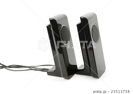 Musical columns isolated on a white background Musical columns isolated on a white background 23513758