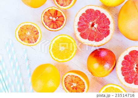 Variety of citruses 23514716