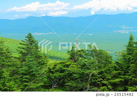 富士山吉田口登山道　四合目眺望 23515492