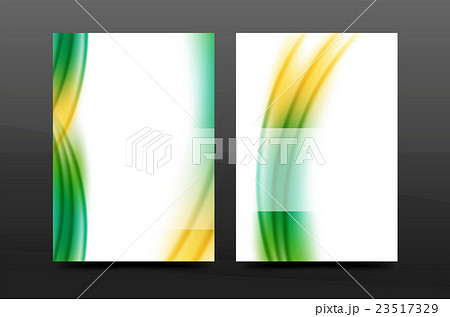 Wave pattern annual report business cover design 23517329