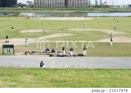 江戸川土手の野球場 江戸川土手の野球場 23517978