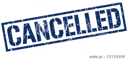 cancelled blue grunge square vintage rubber stamp cancelled blue grunge square vintage rubber stamp 23519309