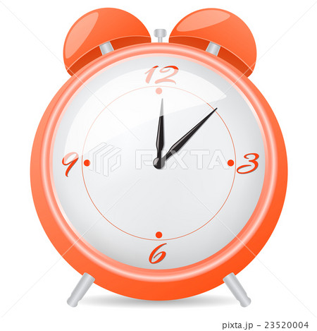Orange alarm clock 23520004