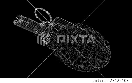 Single grenade with copy space 23522103