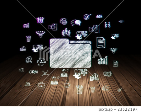 Finance concept: Folder in grunge dark room Finance concept: Folder in grunge dark room 23522197