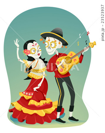 Stickman Couple Sugar Skulls Serenade Stickman Couple Sugar Skulls Serenade 23523937