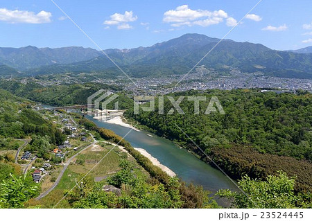 苗木城から見た中津川市 苗木城から見た中津川市 23524445