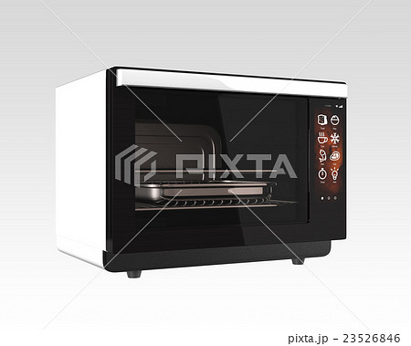 タッチパネル付きのオーブンレンジ 23526846