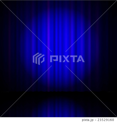 blue curtain from the theatre 23529160