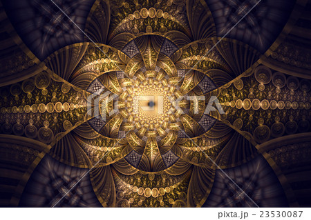 Abstract Fractal Fantasy Wallpaper Pattern のイラスト素材