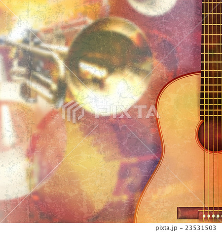 abstract background with acoustic guitar abstract background with acoustic guitar 23531503
