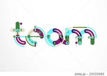 Line letter design 23535085