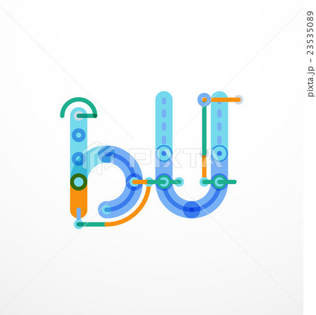 Line letter design 23535089