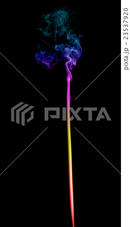 Abstract multicolored smoke 23537920