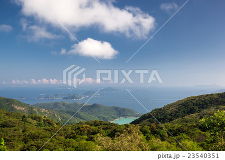Mountains with ocean view Mountains with ocean view 23540351