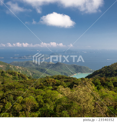 Mountains with ocean view Mountains with ocean view 23540352