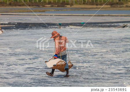 Salted worker in Thailand Salted worker in Thailand 23543691