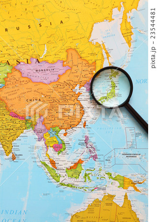 世界地図・日本 世界地図・日本 23544481