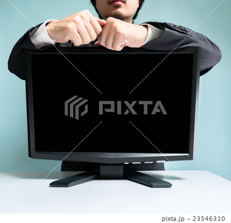 テレビとビジネスマン テレビとビジネスマン 23546310