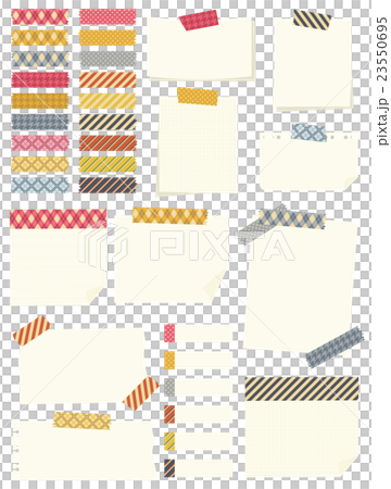 マスキングテープで貼り付けたメモ 23550695