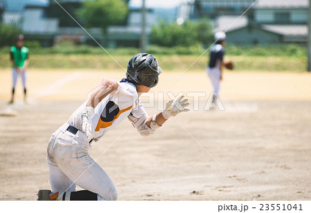 高校野球試合風景 高校野球試合風景 23551041
