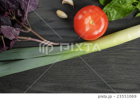 mockup with organic herbs and tomato mockup with organic herbs and tomato 23551069