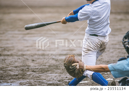 高校野球試合風景 23551134
