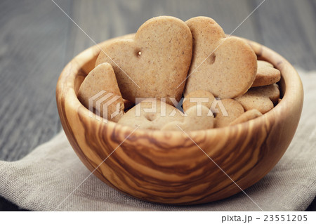 heart cookies for valentines day in olive bowl heart cookies for valentines day in olive bowl 23551205