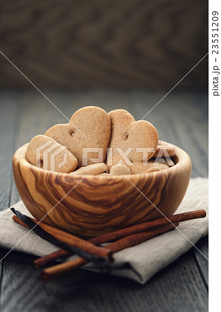 heart cookies for valentines day in olive bowl heart cookies for valentines day in olive bowl 23551209