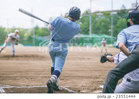 高校野球試合風景 23551444