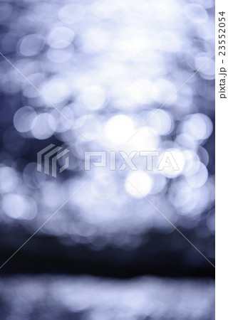 Bokeh Lights on blue sea background. Blurred 23552054