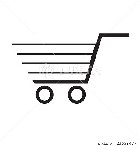 Thin Line Shopping Cart Icon Illustration designのイラスト素材 [23553477] - PIXTA