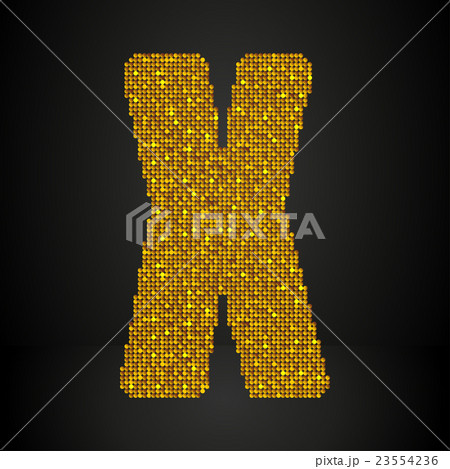 Gold sequins sings. Sequins alphabet. Eps 10. Gold sequins sings. Sequins alphabet. Eps 10. 23554236