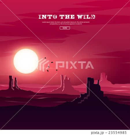 Desert trip. Extreme tourism and travelling. Back 23554985