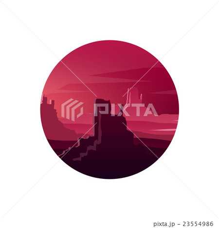 Desert trip. Extreme tourism and travelling. Back 23554986