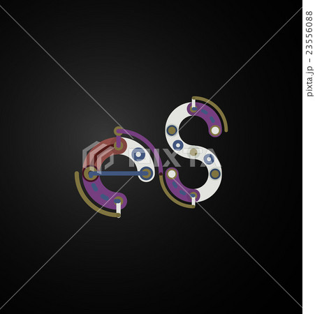 Linear business logo letter Linear business logo letter 23556088