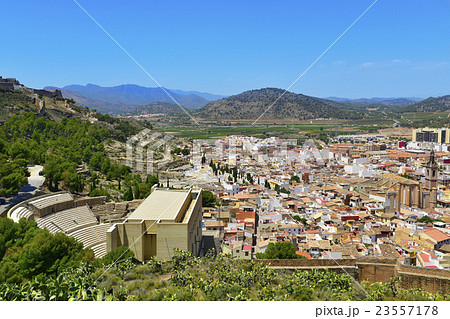 aerial view of Sagunto, Spain aerial view of Sagunto, Spain 23557178